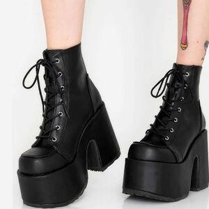 Demonia camel back vegan leather - women's 6